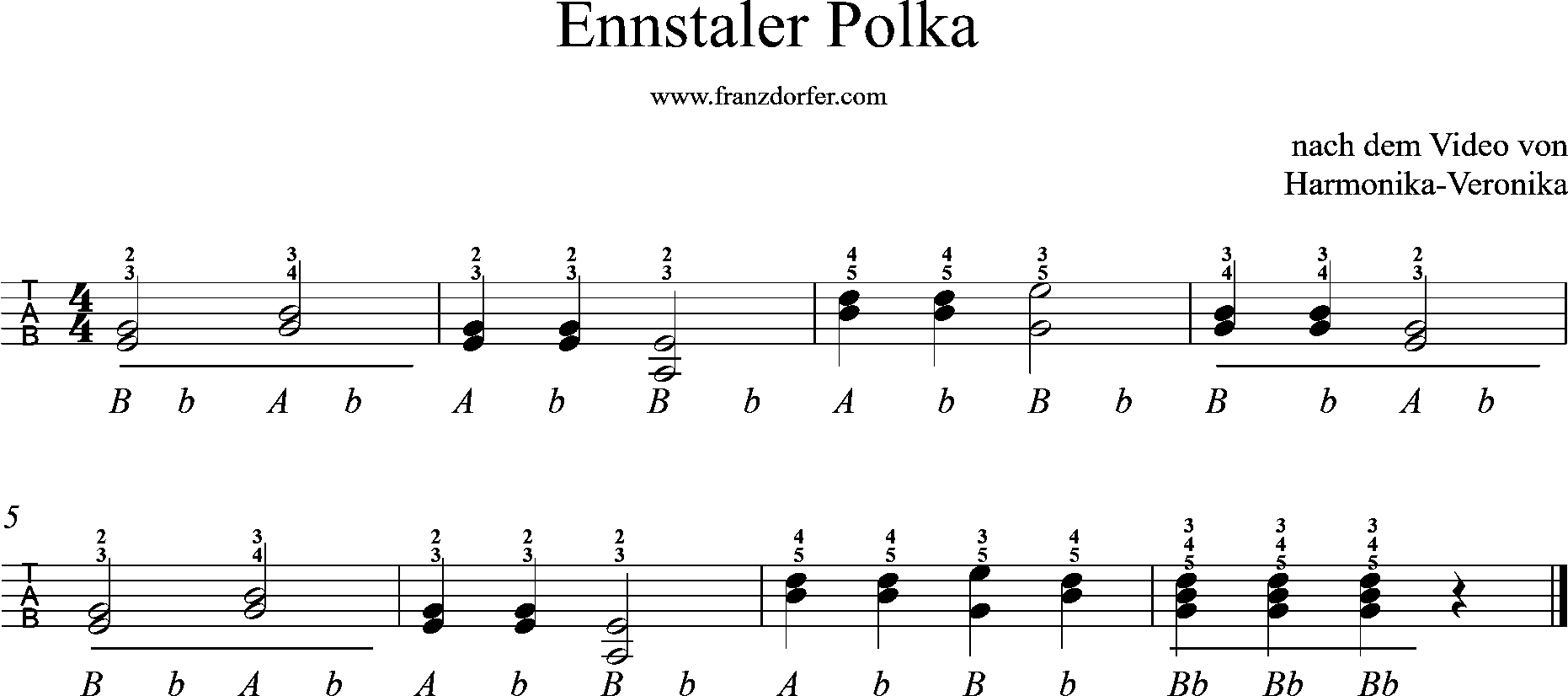 Griffschrift für Steirische, Knopfharmonika-2